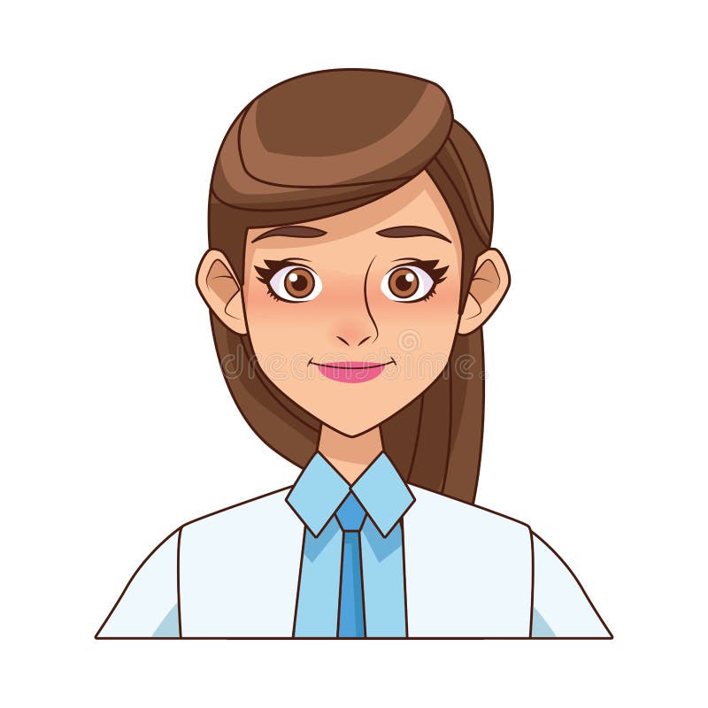Female doctor avatar character icon stock illustration