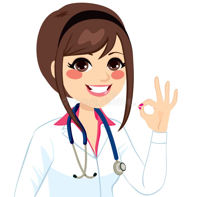 Female Doctor Ok Sign