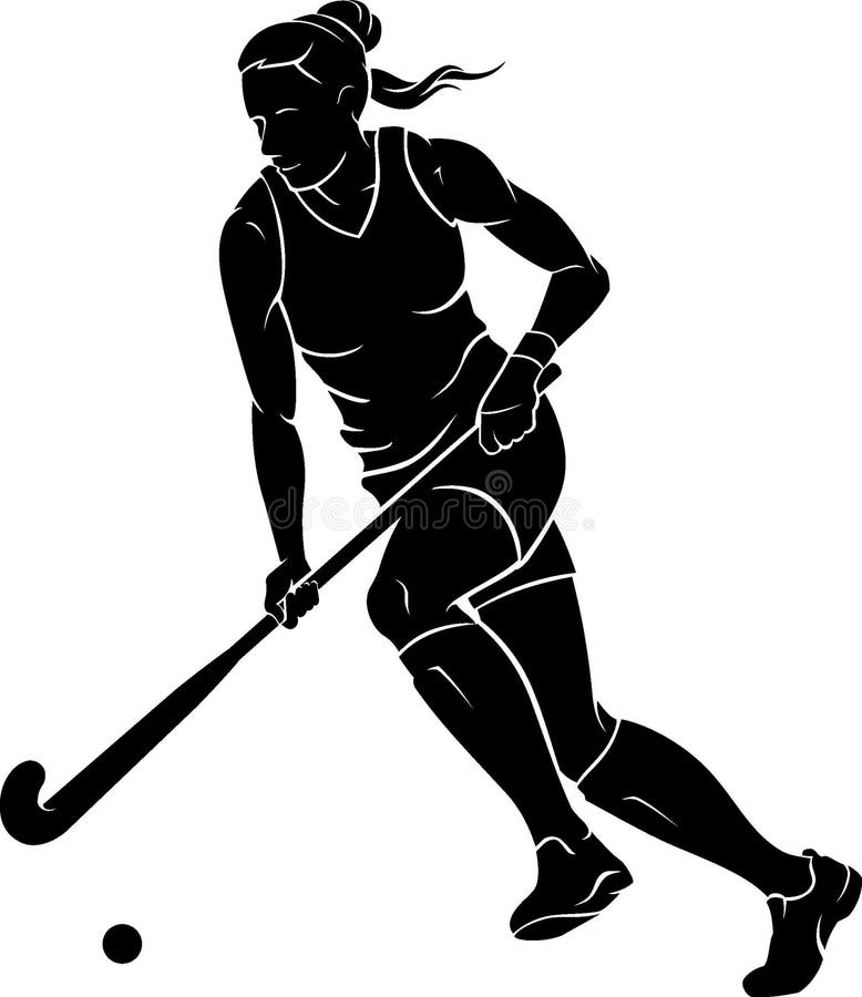 Field Hockey Coloring Page for Kids  Stock Illustration 93911351  PIXTA