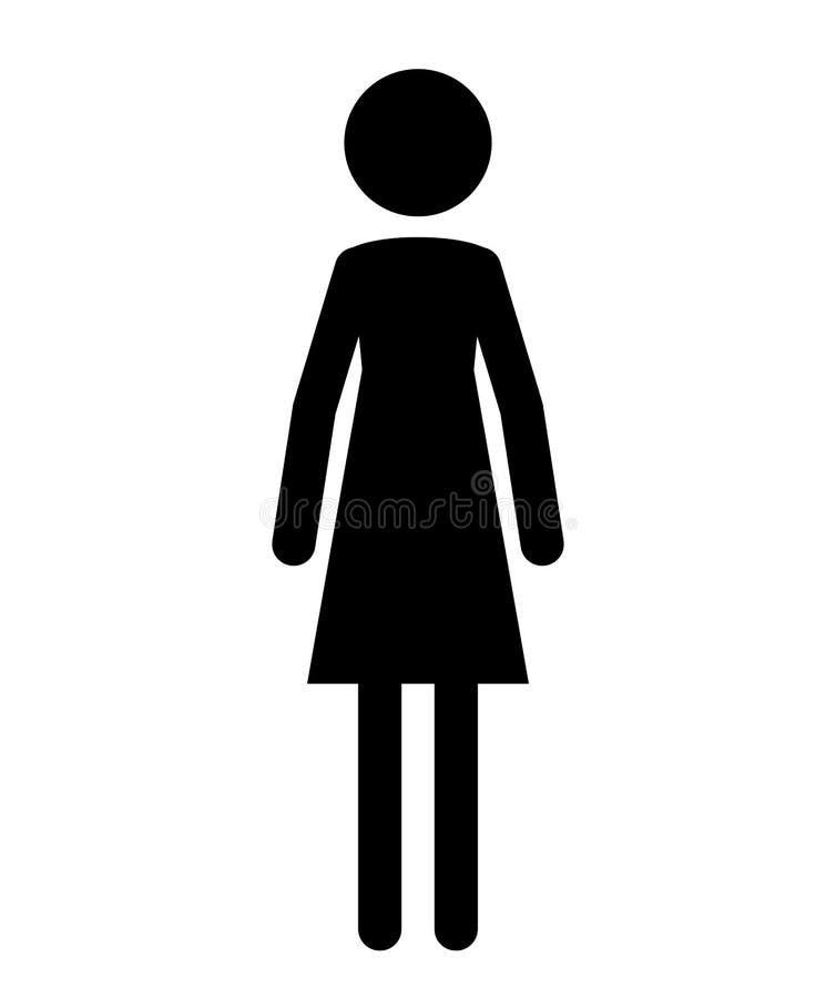 Download Female Figure Human Silhouette Stock Vector - Illustration of sign, figure: 143873477