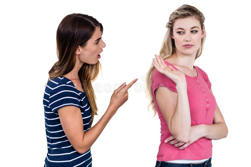 Female friends arguing stock image. Image of dispute - 68178347