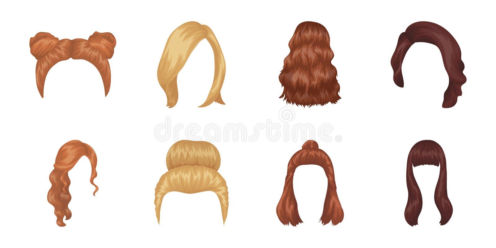 Medieval Feminino Haircut Composição Royalty Free SVG, Cliparts, Vetores, e  Ilustrações Stock. Image 176699612