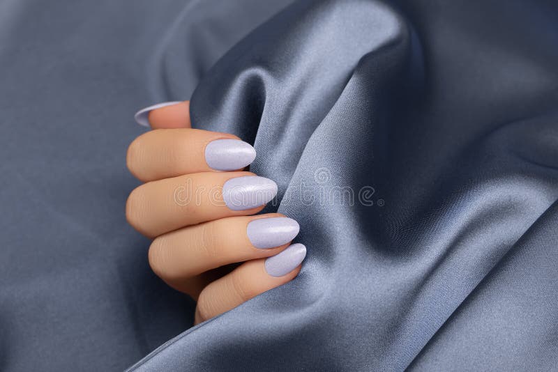 5. Light Blue and Glitter Nail Design - wide 4