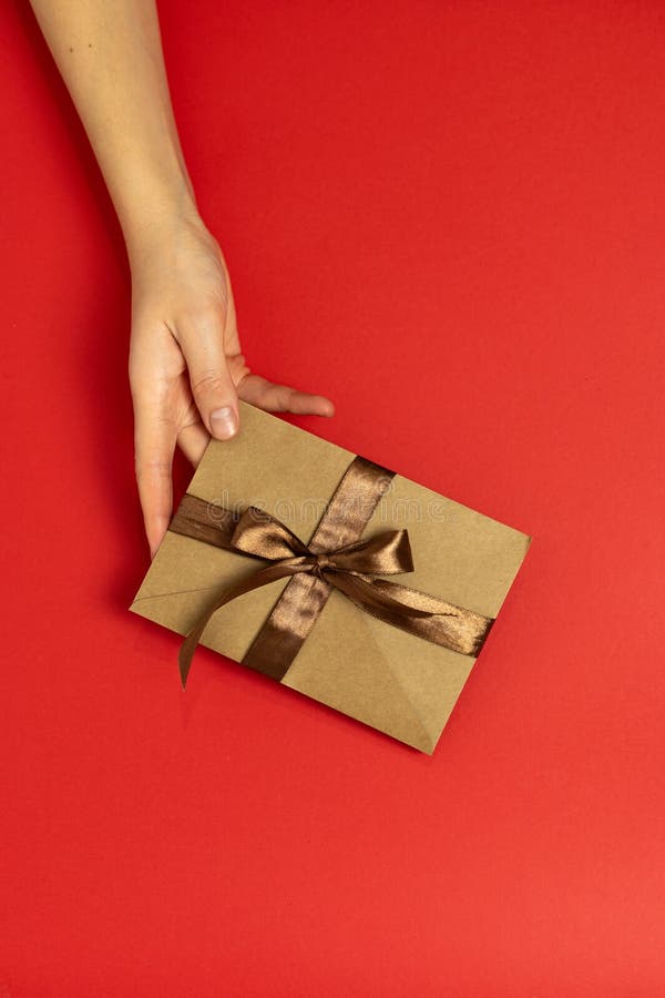 Female Hand Holding Certificate Stock Photo Image of card note