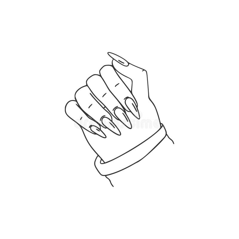 Hand Long Nails Stock Illustrations 340 Hand Long Nails Stock Illustrations Vectors Clipart Dreamstime