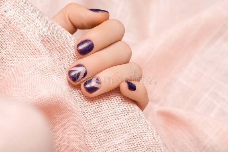 4. Pink Marble Hand Nail Design - wide 1