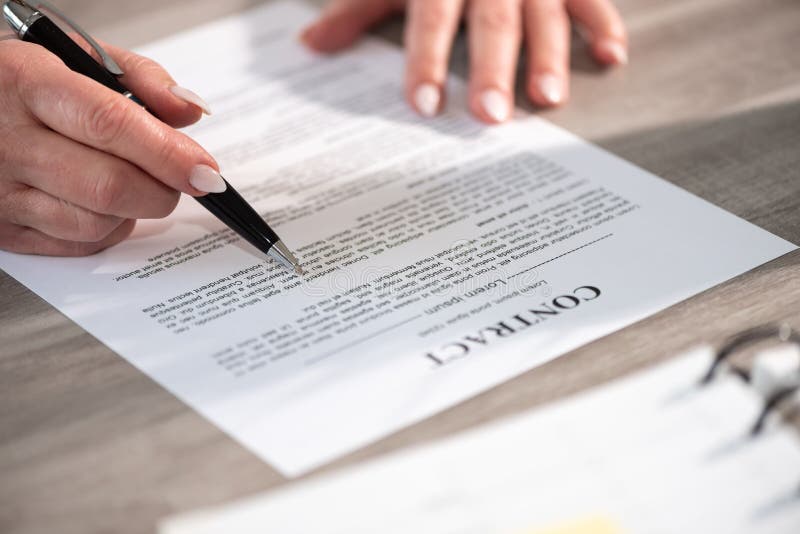 Hands of Man Checking Document Stock Photo Image of desk, employee
