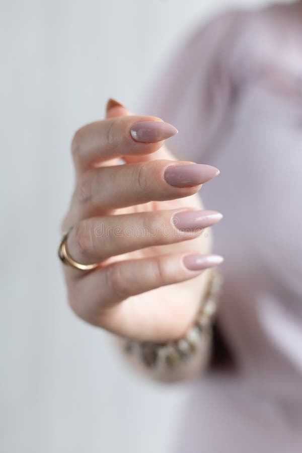 Female Hands with Light Pink Nude Nail Polish Stock Image - Image of feminine, acrylic: 219527527 Female Hands with Light Pink Nude Nail Polish Stock Image - Image of feminine, acrylic: 219527527