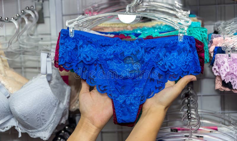 Female Hands With Panties In Underwear Shop Stock Photo By ©alfexe  333007602, Ladies Underwear Shop Near Me