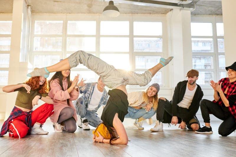 Male Dancer Performing Break Dance Or Hip Hop In Studio Stock Photo Image Of Female Party Male Dancer Performing Break Dance Or Hip Hop In Studio Stock Photo Image Of Female Party