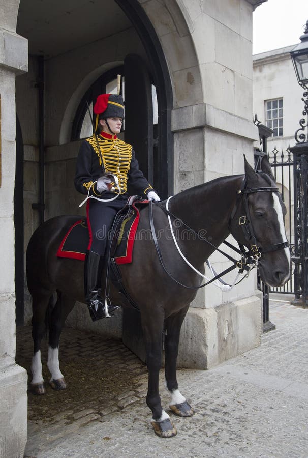 Queen S Guard Horse Guards Parade. London UK. Editorial Photography