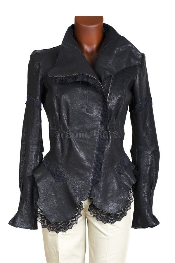 Female leather jacket stock photo. Image of shine, sale - 2162492