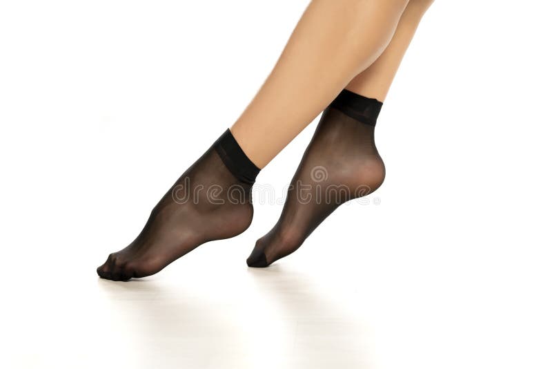  socks  feet nylon  