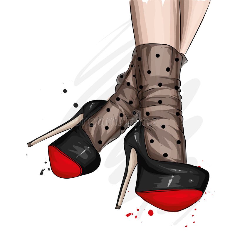 Heels Stock Illustrations – 20,711 Heels Stock Illustrations, Vectors ...