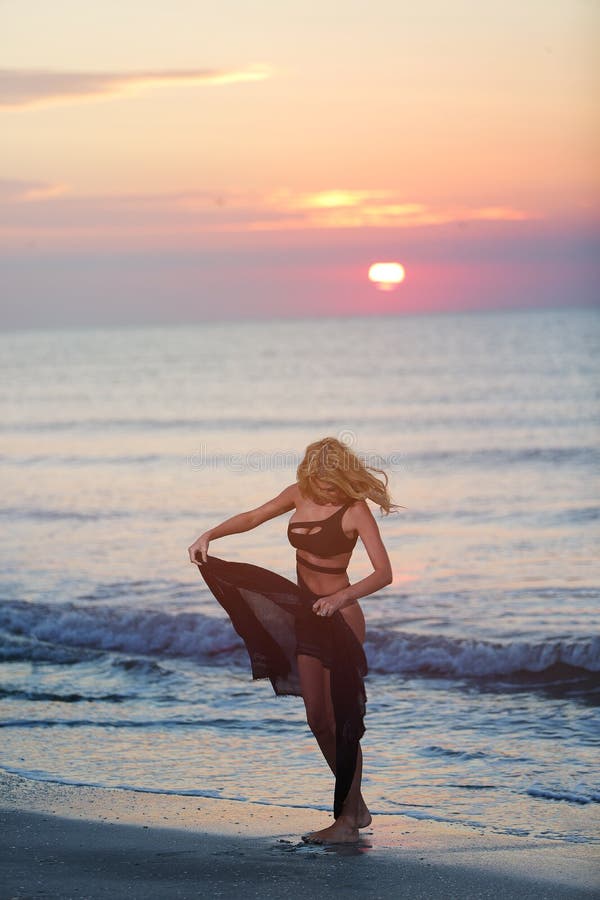 beach model shooting