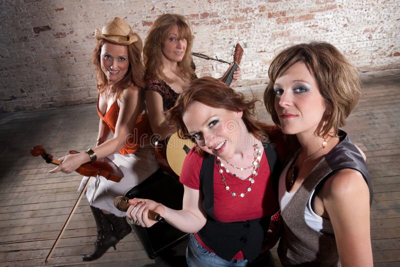 Female musicians stock photo. Image of female, ladies - 15245414