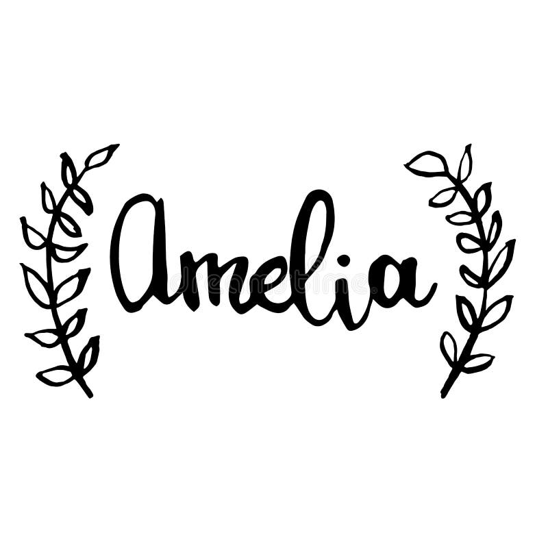 picture Amelia Name Wallpaper dreamstime com