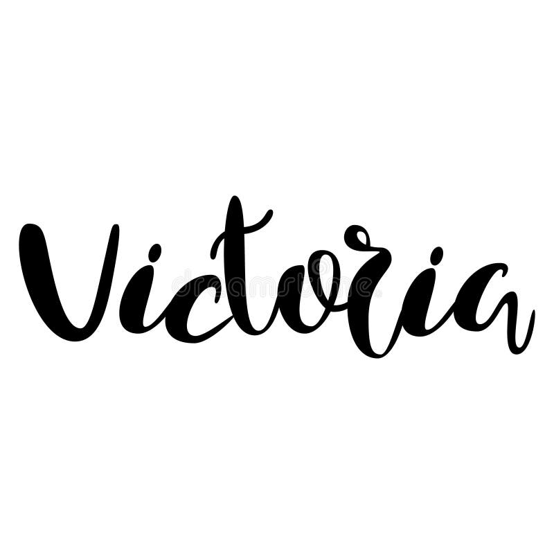 the name victoria in glitter