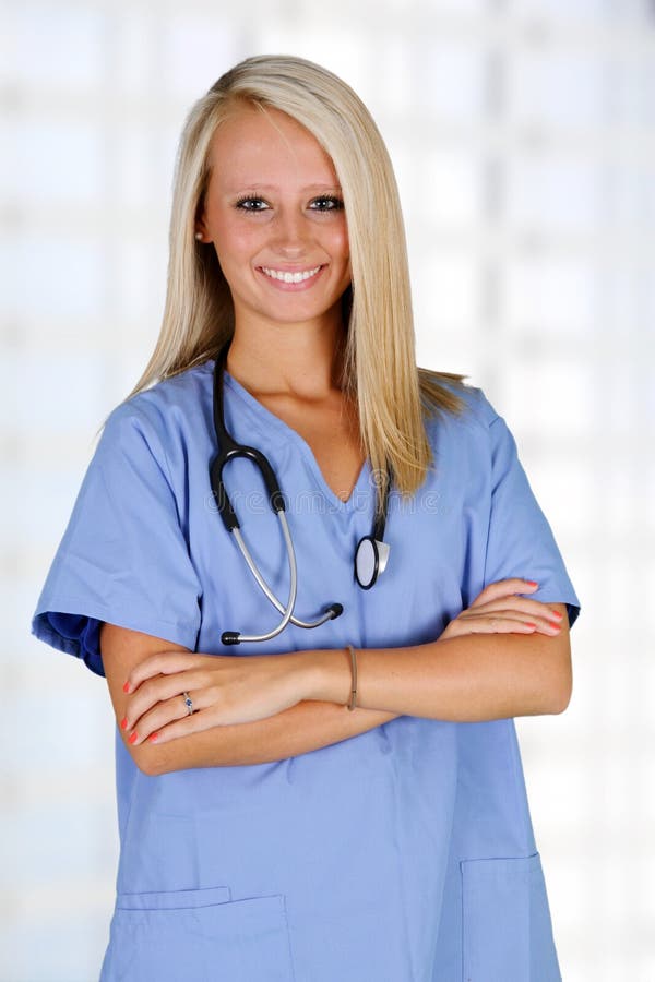 Female Nurse stock photo. Image of white, woman, hospital - 25551622