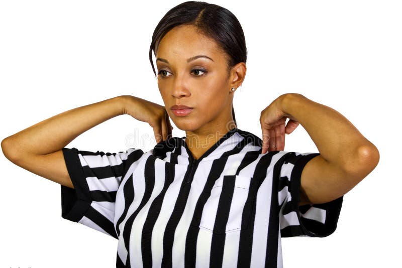 Female Referee stock photo. Image of official, pretty 27065540