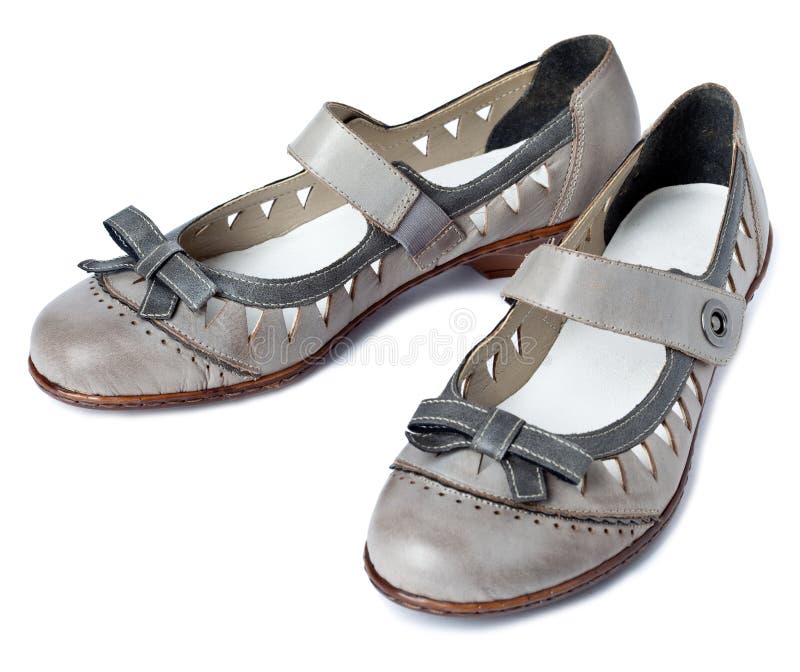 Female Shoes Without A Heel Stock Image Image of pair, accessory