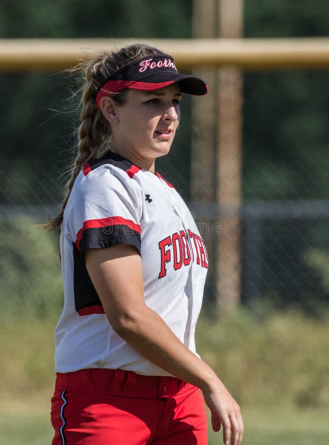 Female Softball Player stock photo Female Softball Player stock photo