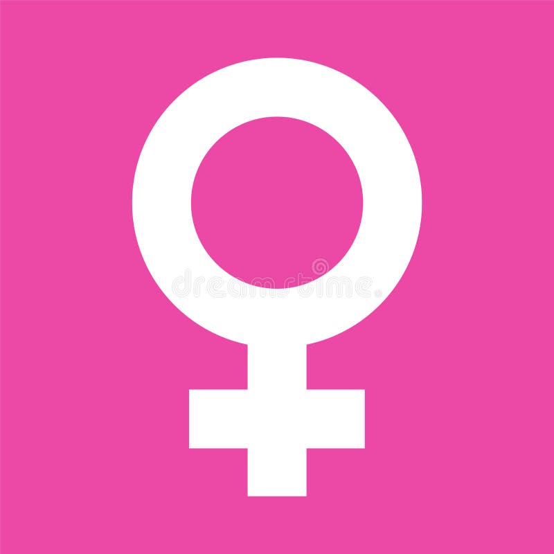 Gender Icon In Blue Pink Color Vector Male And Female Gender Symbol