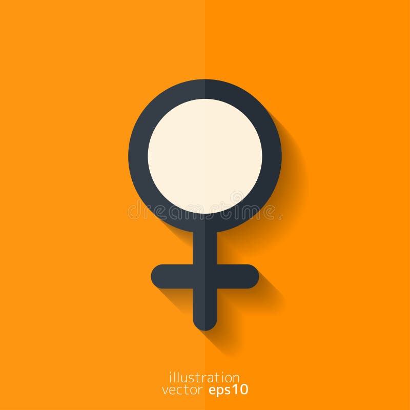 Download Female Symbol, Woman Vector Illustration. Stock Vector - Illustration of background, males ...