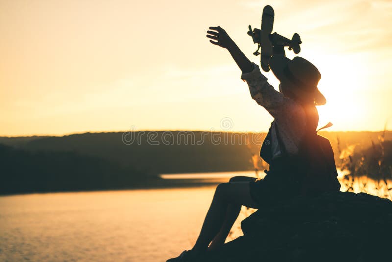 Female tourists in beautiful nature in tranquil scene. royalty free stock photo Female tourists in beautiful nature in tranquil scene. royalty free stock photo
