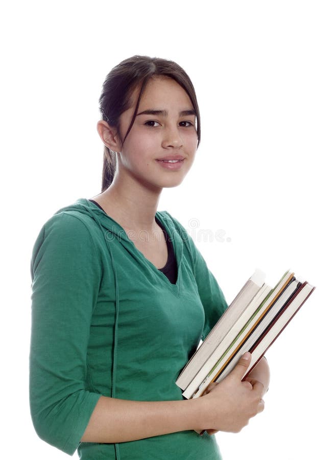Female university student stock image Female university student stock image