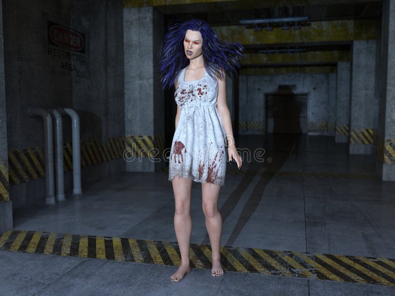 Female zombie stock image. Image of woman, infection 57473173