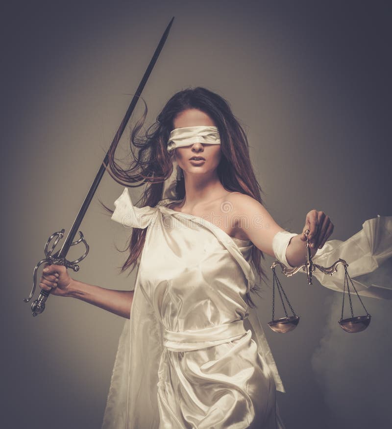 Femida, Göttin von Gerechtigkeit stockbild Femida, Göttin von Gerechtigkeit stockbild