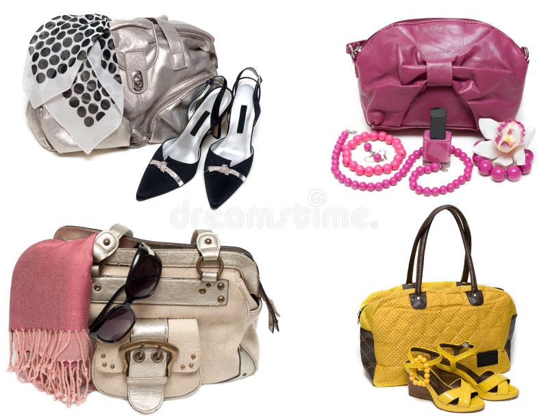 Feminine bags, loafers and accessory