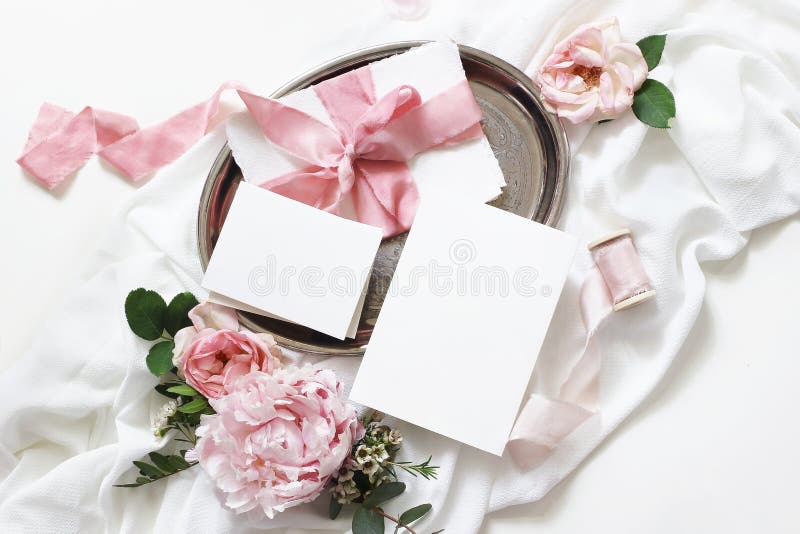 Mock Up Letter for Greeting Inscription. a Letter on a Light Wooden ...