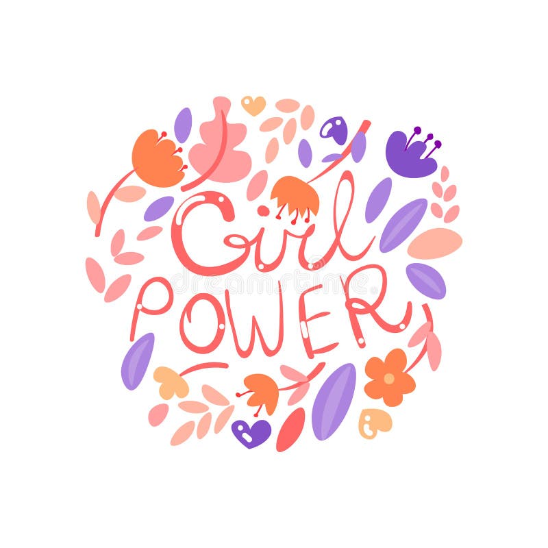 Download Cool Girl Lettering With Gradient Colors. Cool Girl Words ...