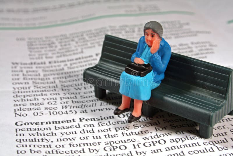 Femme aîné effrayé - pension photos stock Femme aîné effrayé - pension photos stock