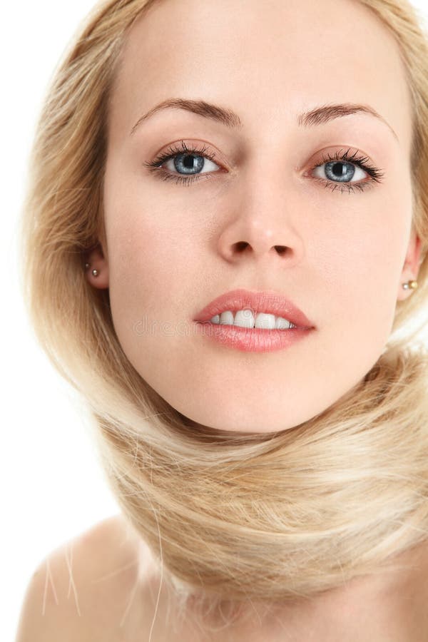 Femme blond avec le long cheveu images stock Femme blond avec le long cheveu images stock