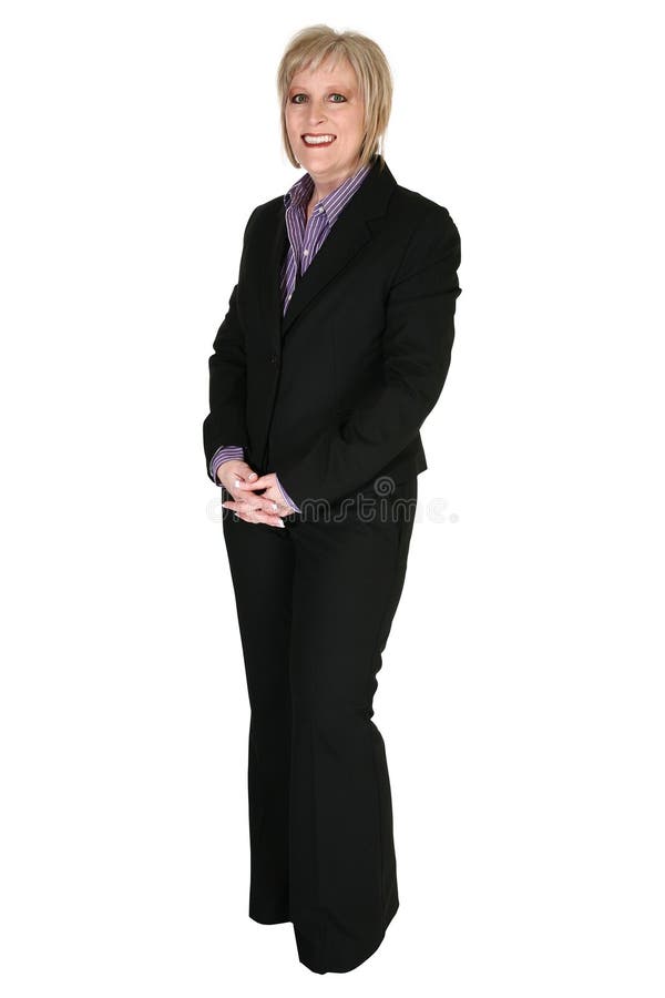Femme d'affaires de quarante ans photo libre de droits Femme d'affaires de quarante ans photo libre de droits