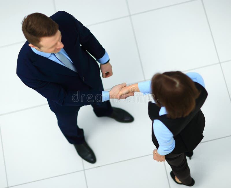 Femme d'affaires se serrant la main photos stock Femme d'affaires se serrant la main photos stock