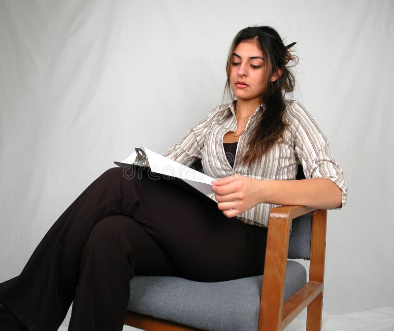 Femme d'affaires working-2 photographie stock Femme d'affaires working-2 photographie stock