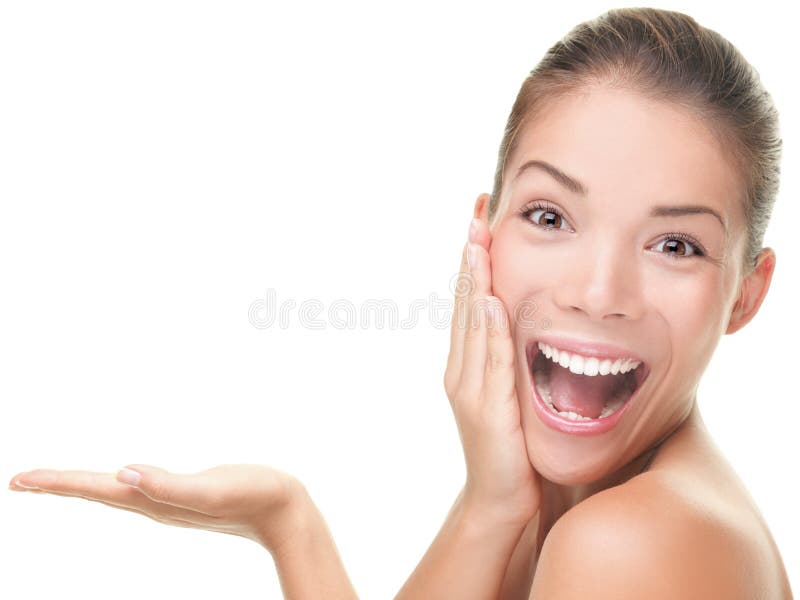 Femme de beauté de soin de peau images stock