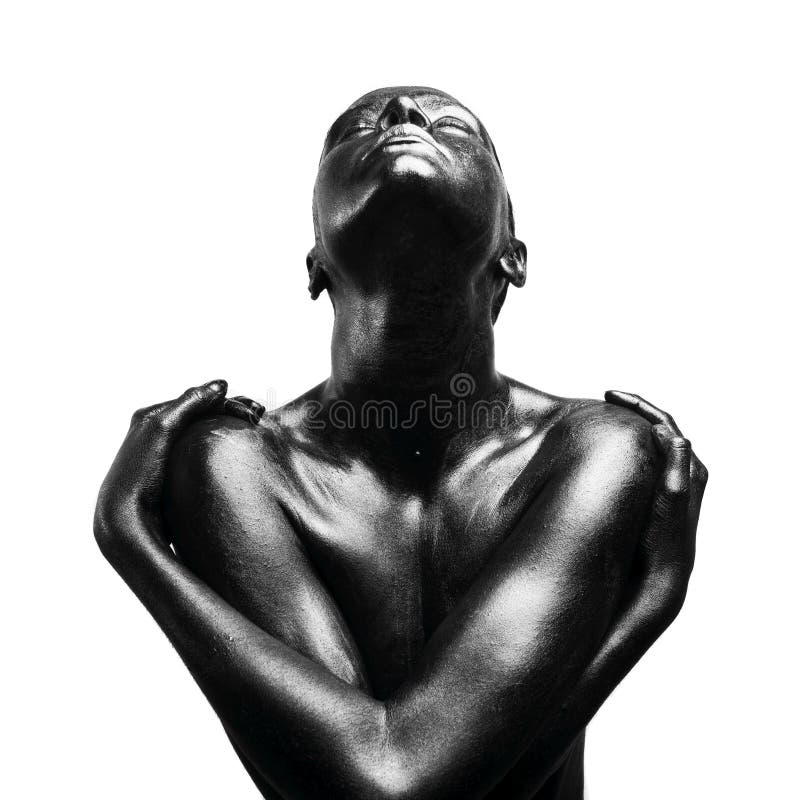 Femme de couleur composée images libres de droits
