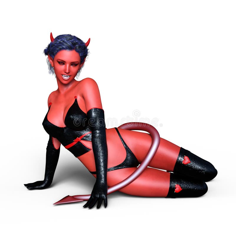 Femme De Diable Image Stock Image Du Fond Gibier Demon