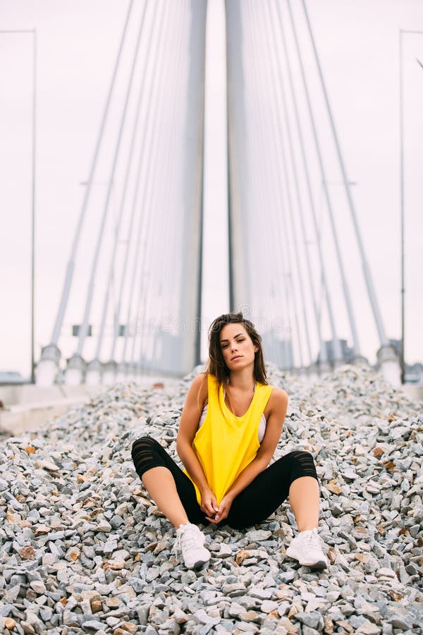 Femme de forme physique images libres de droits Femme de forme physique images libres de droits
