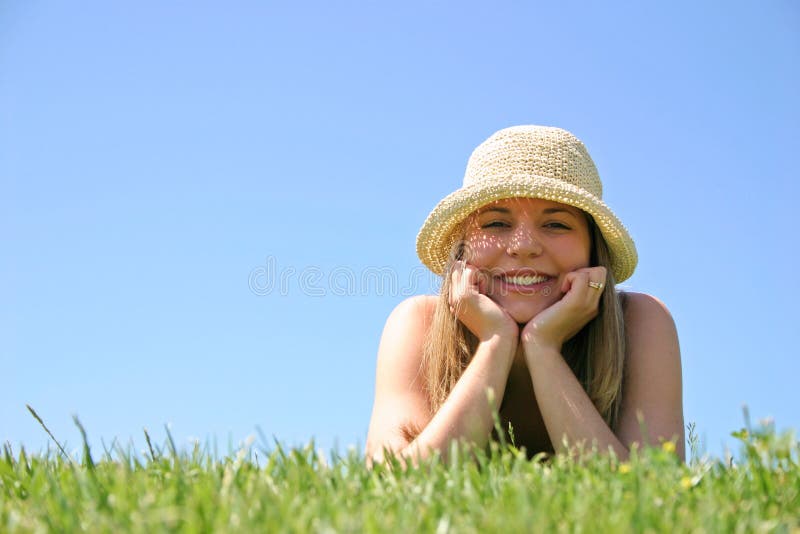 Femme de sourire Femme de sourire