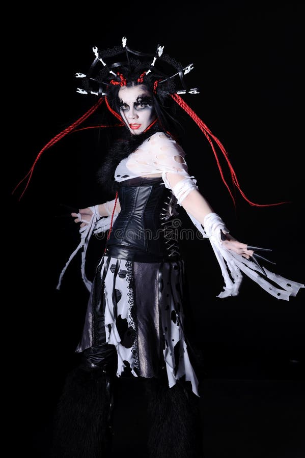 Femme de vampire photographie stock Femme de vampire photographie stock