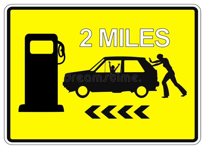 Femme désespérée poussant la voiture illustration de vecteur Femme désespérée poussant la voiture illustration de vecteur