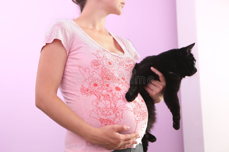 Femme enceinte. images stock Femme enceinte. images stock