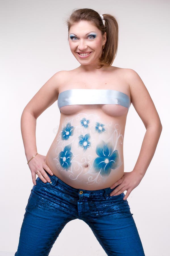 Femme enceinte images libres de droits Femme enceinte images libres de droits