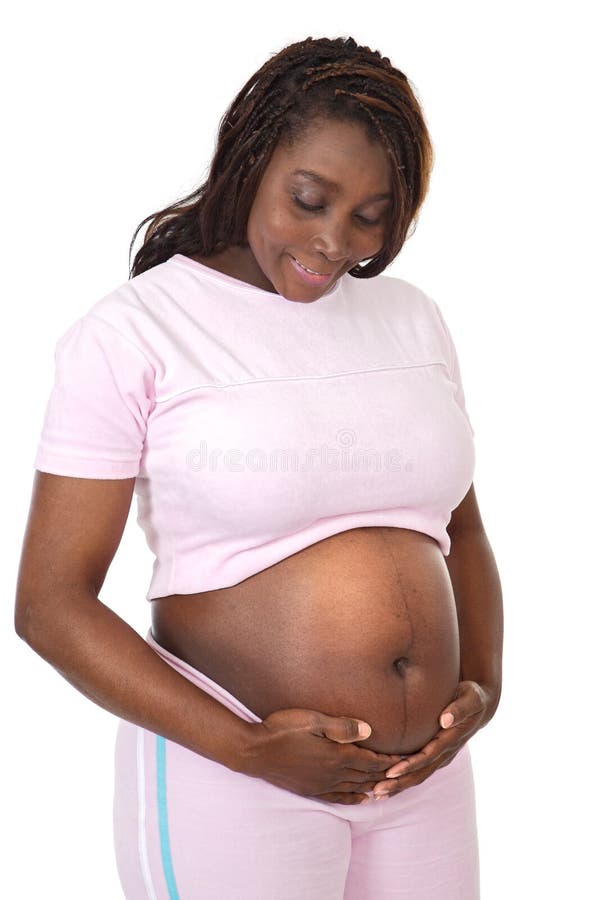Femme enceinte attirante